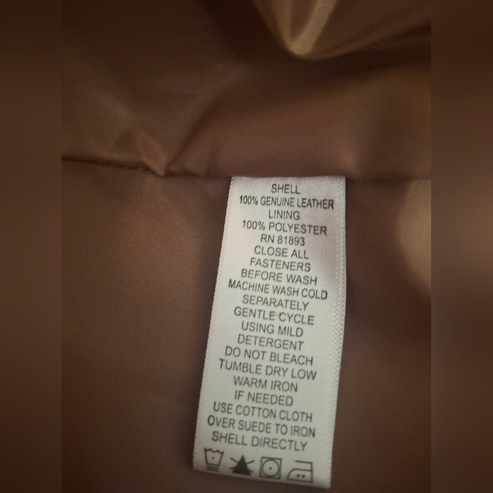 Elegant Chocolate Brown  Womans Coat 8P - Picture 8 of 15